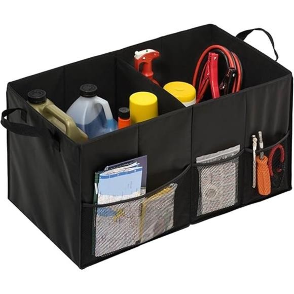 Soft Storage Chest, Black Folding Car Trunk Organizer - Picture 6 of 6